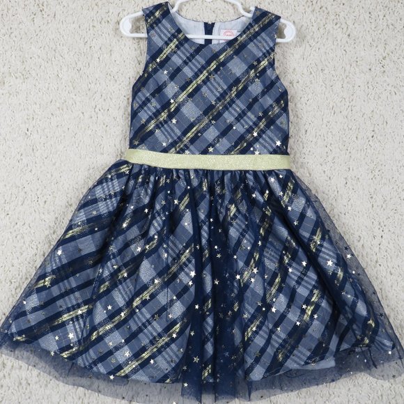 Wonder Nation*Girls Sleeveless Fit & Flare silhouette Star Stunned Dress Size‎ 6 - Picture 1 of 11